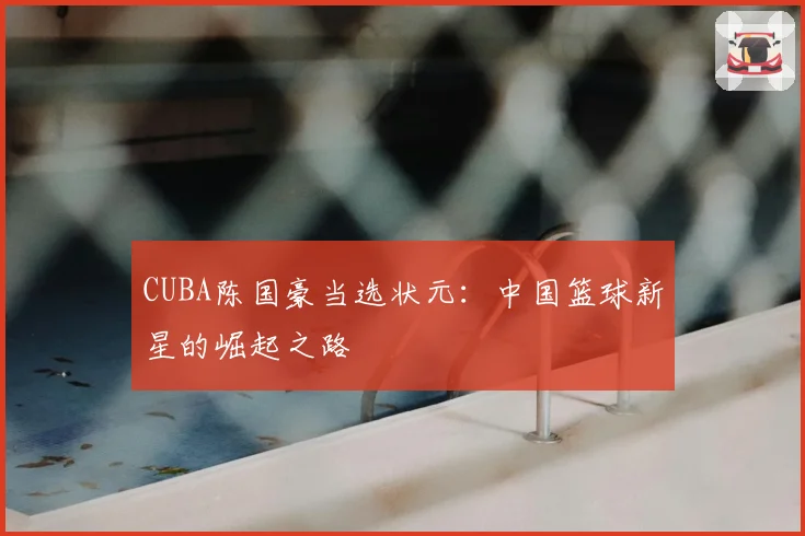 CUBA陈国豪当选状元：中国篮球新星的崛起之路